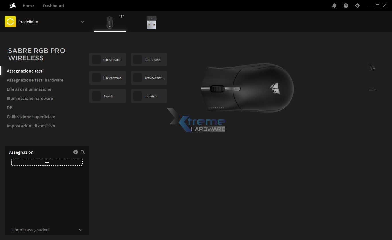 iCUE Sabre RGB Pro Wireless 2 4beff